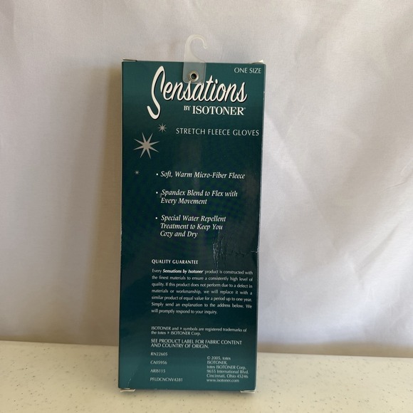 Sensations by Isotoner Womens Stretch Fleece Gloves Doggy Diva Poodle Black OS - Picture 3 of 8